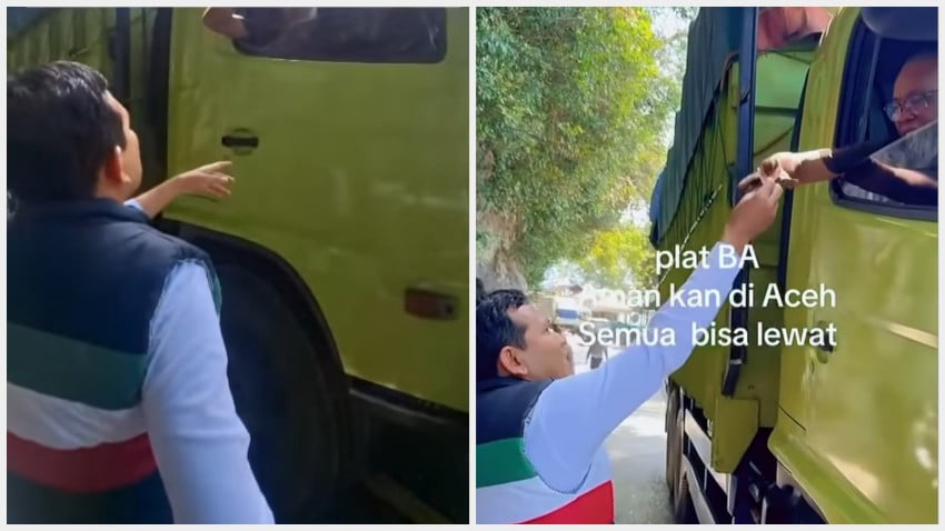 Aksi Wagub Aceh Beri Uang Makan Sopir Truk Sumbar Sindir Keras Kebijakan Bobby Nasution
