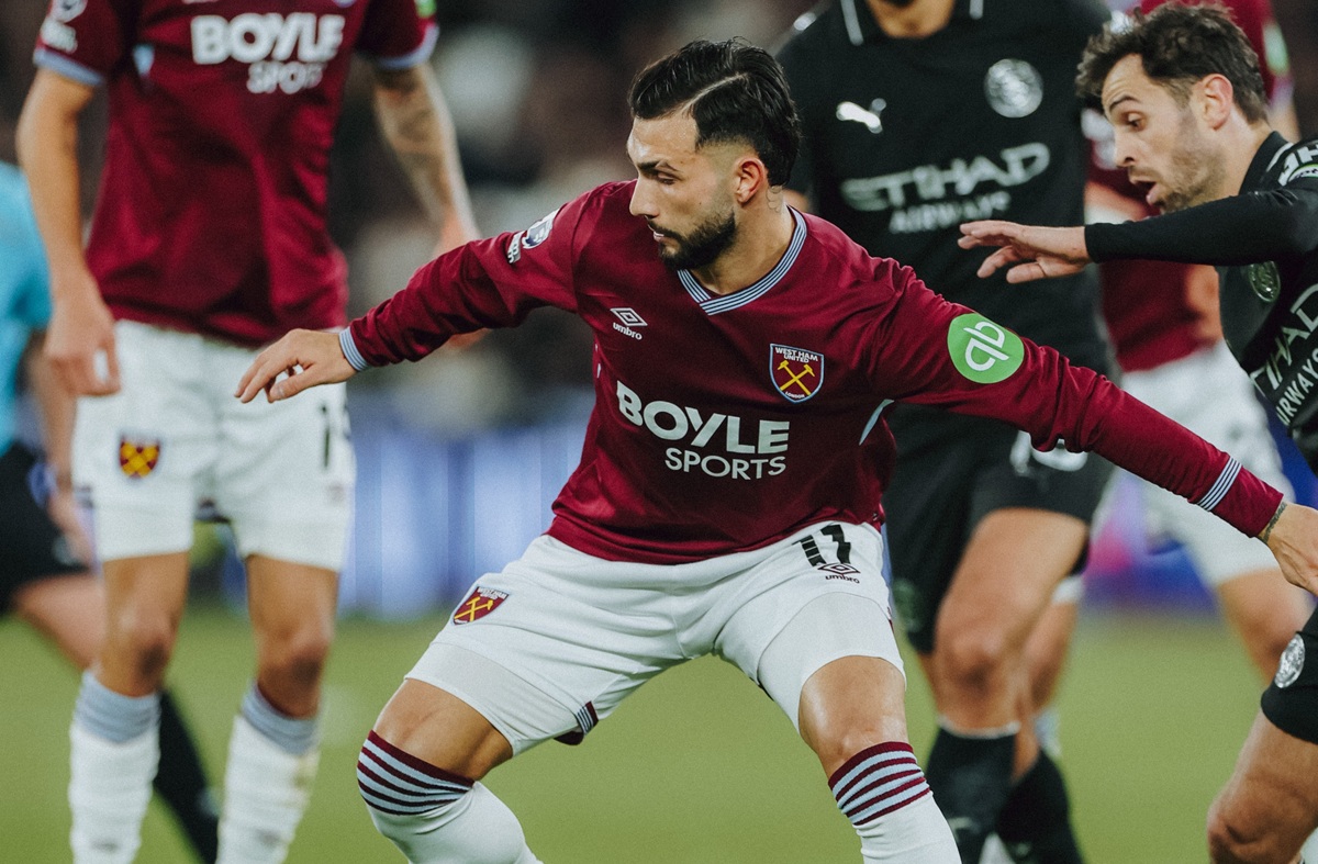 West Ham vs Man City Tahan Imbang Man City 1-1, West Ham Jegal Ambisi Juara The Cityzens